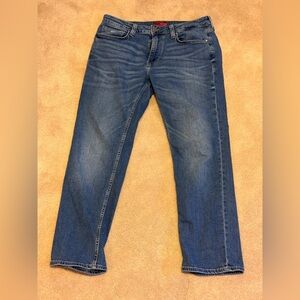 Guess Men's Desmond Tapered Straight Blue Jeans 34x34